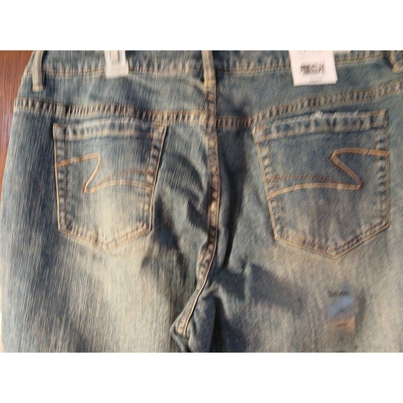 Liz & Co "Chelsea" Stretch Jeans Antique Wash BLUE JEANS Womens 16Reg Mid-Rise - Picture 13 of 16